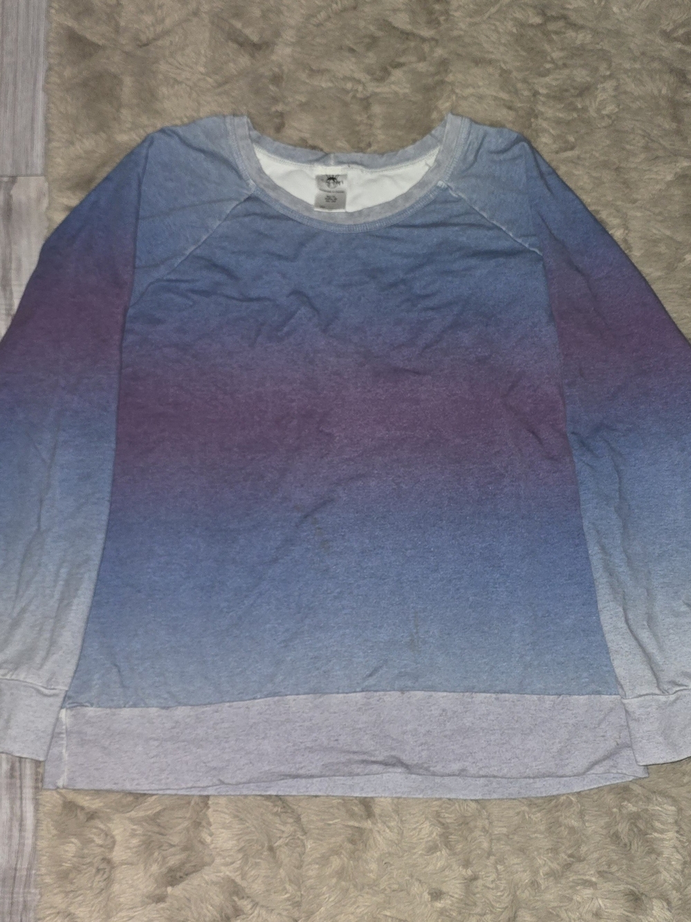 Tiny Tims Ombre Crewneck Sweater - Blue/Purple